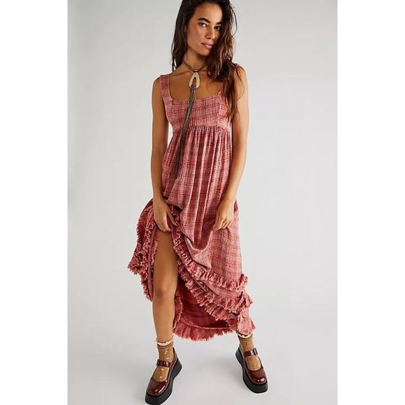 Free People Lily Anne Maxi Dress Size S - Picture 1 of 8